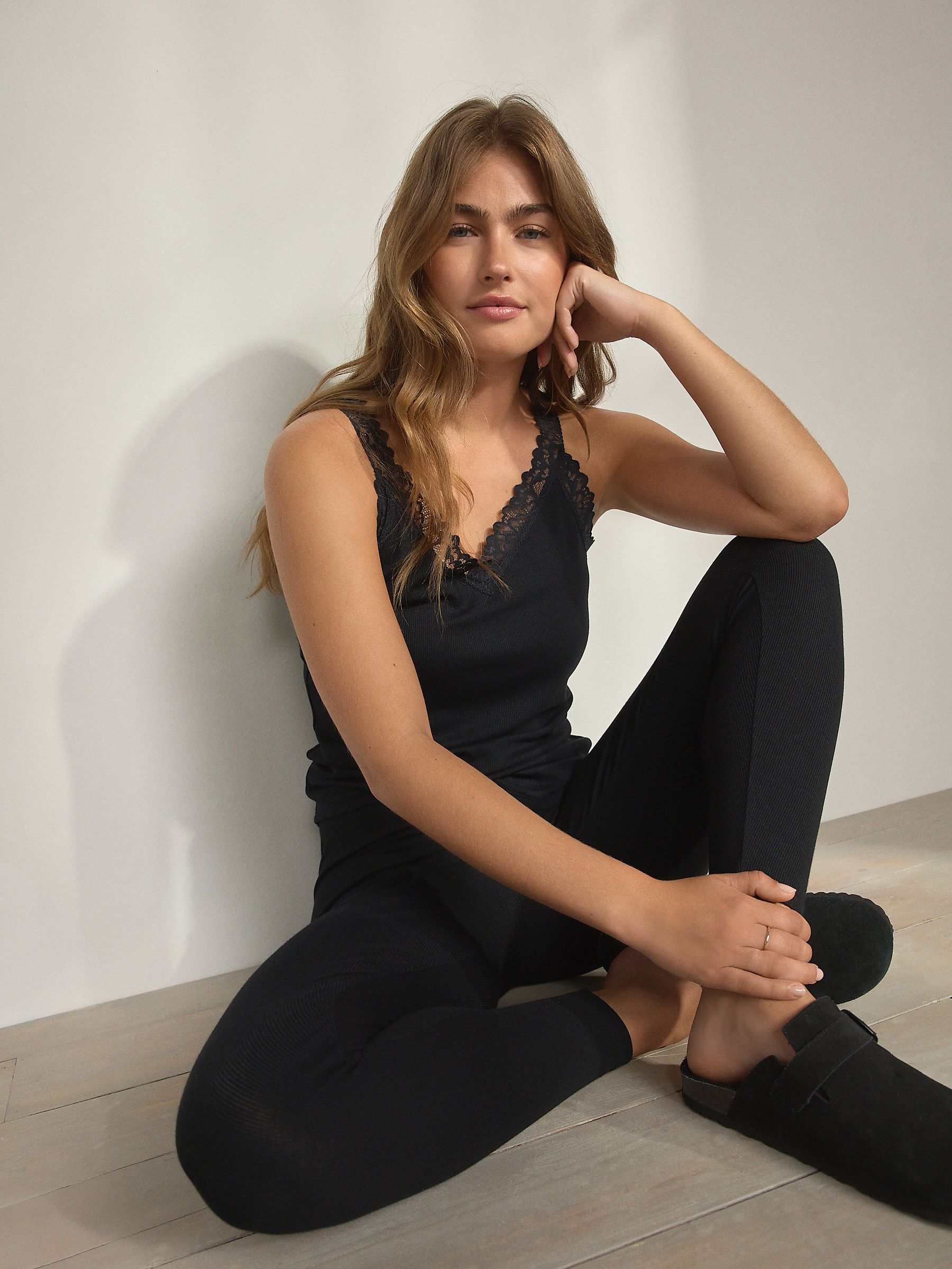 Zwart - Thermische Base Layer-leggings