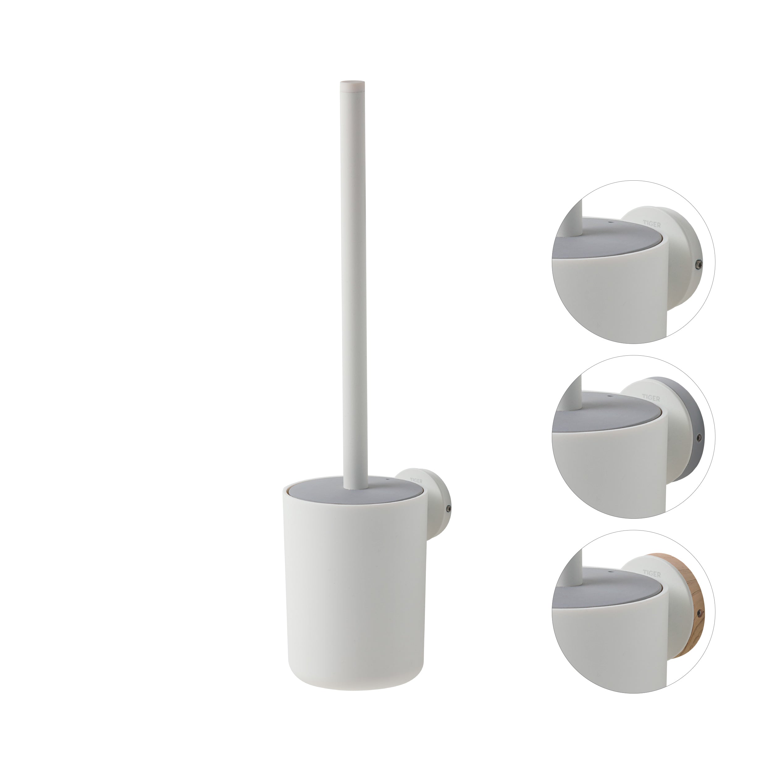 Tiger Urban Toiletborstel met Houder - Wit