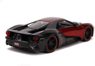 Jada Toys Spider-Man Bil med Figur Miles Morales 2017 Ford GT 1:2
