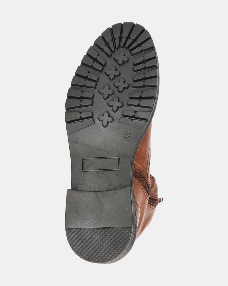 Nelson Rits- & gesloten boots  - cognac