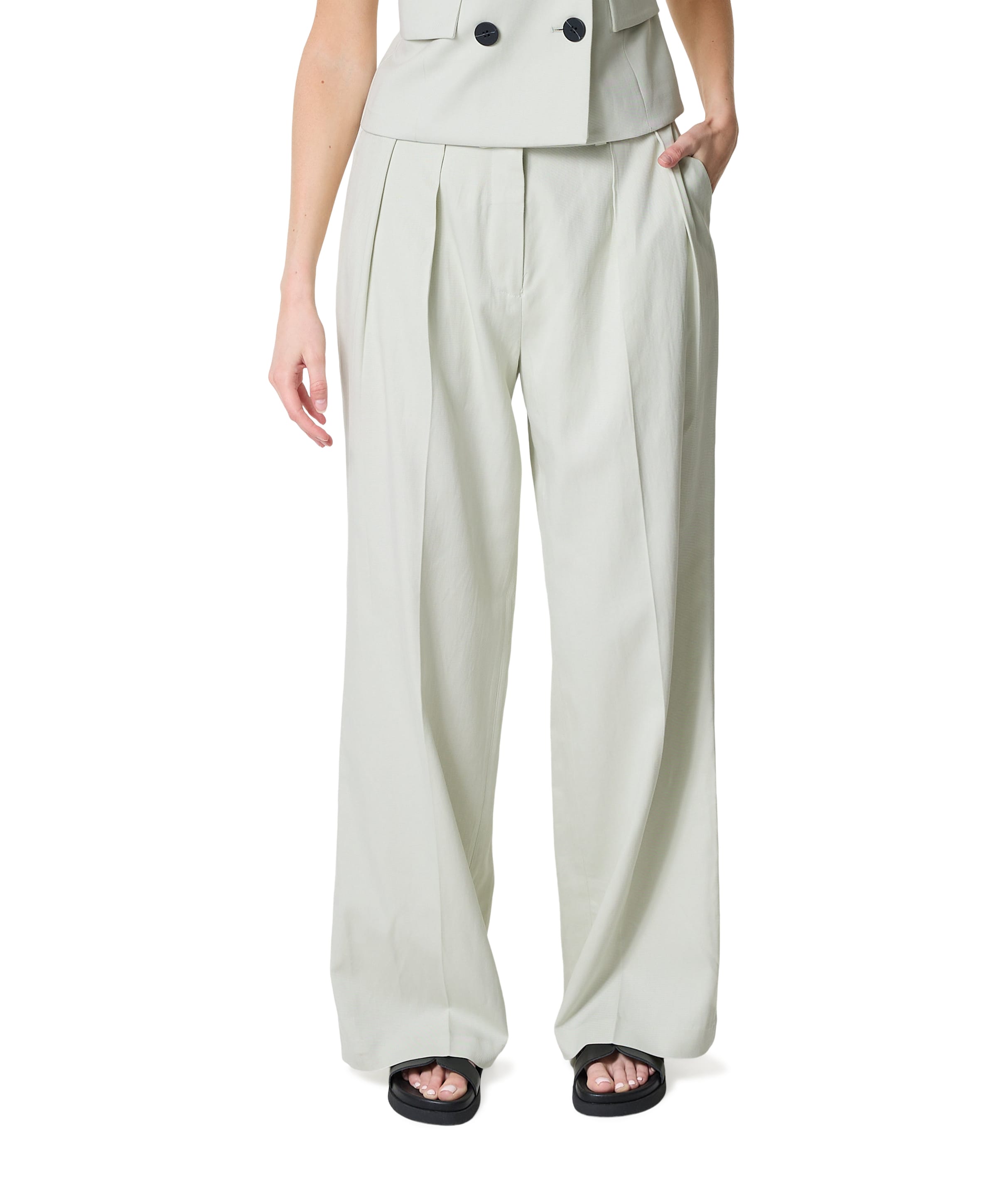 Cph Muse CMIVANNA dames broek groen