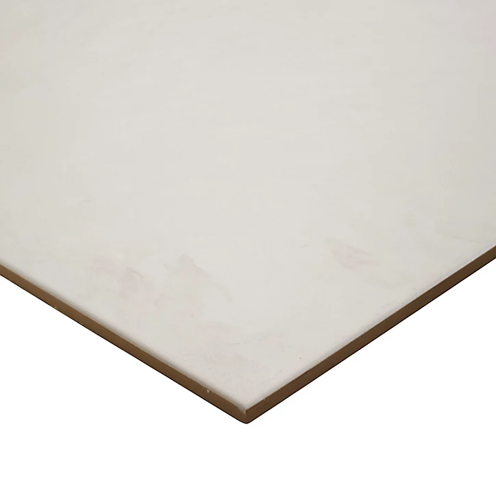 Carrelage sol blanc 60 x 60 cm Floated