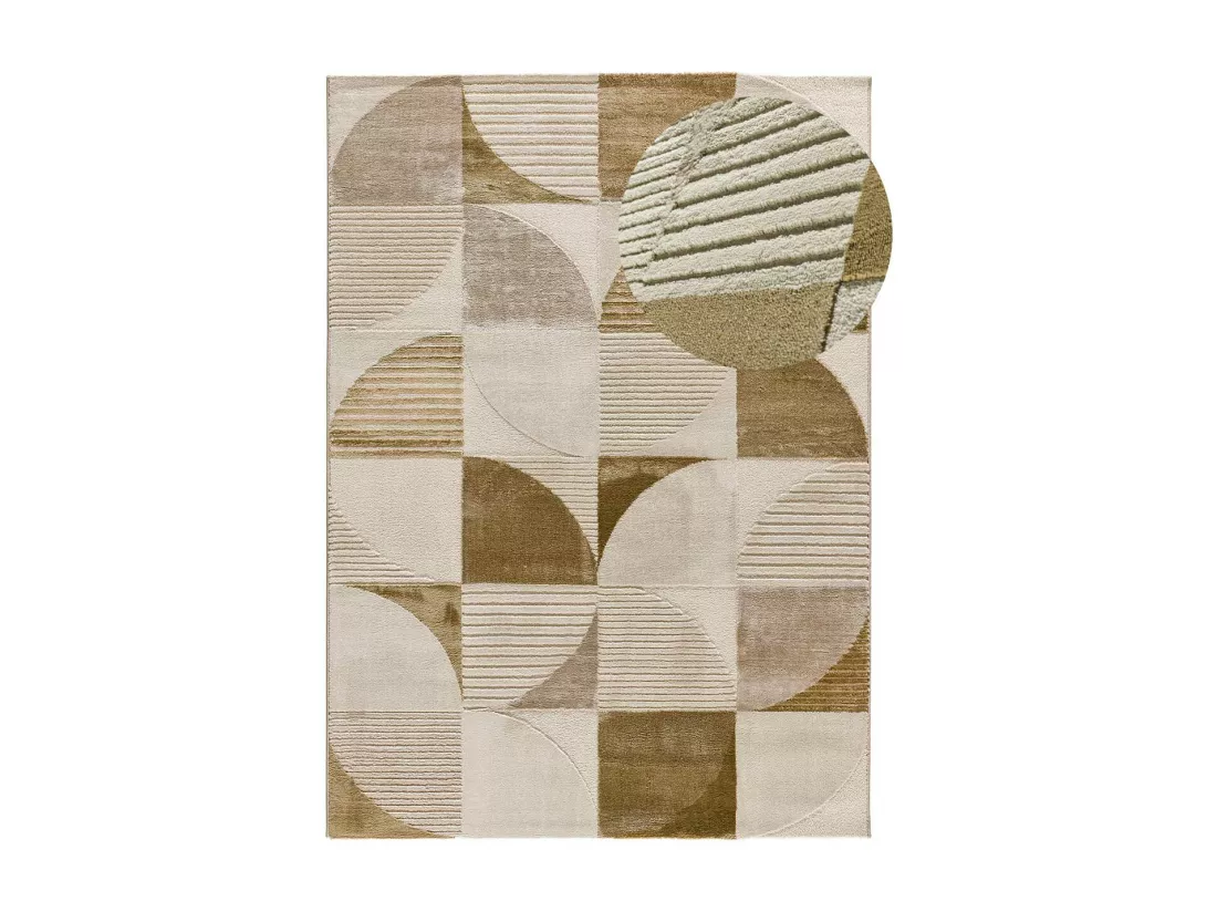 Tapis intérieur - géométrique - multicolore - 80 x 150 cm - MELFI