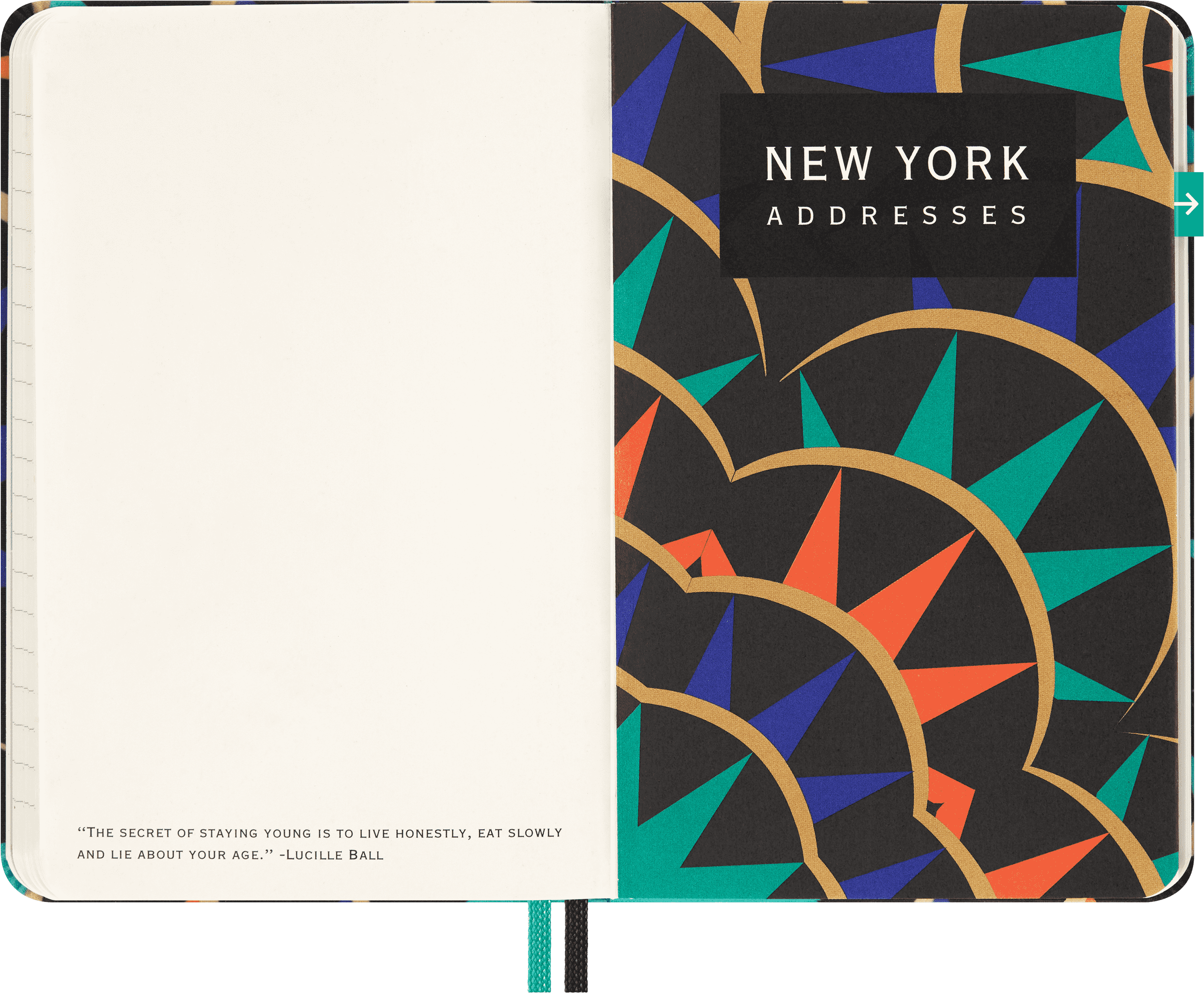 New York Travel Guide LUXE x Moleskine New York City Notebook, Hard Cover