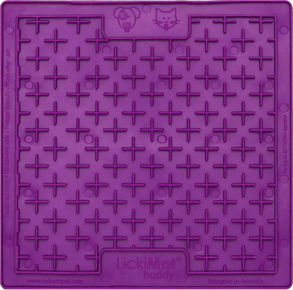 LICKIMAT - Slikkemåtte - Cat Buddy Purple 20X20