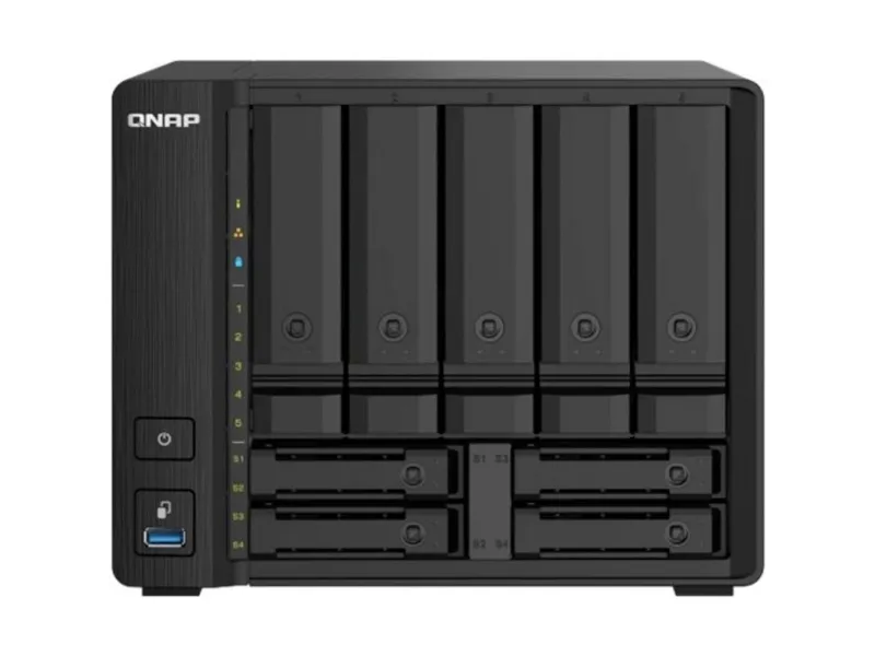 QNAP TS-932PX - NAS-server - 9 fag - SATA 6Gb/s - RAID 0, 1, 5, 6, 10, 50, JBOD, 5 hot reserve, 6 hot reserve, 60, 50 hot reserve, 10 hot reserve, 1 hot reserve, 60 hot reserve - RAM 4 GB - Gigabit Ethernet / 2,5 Gigabit Ethernet / 10 Gigabit Etherne