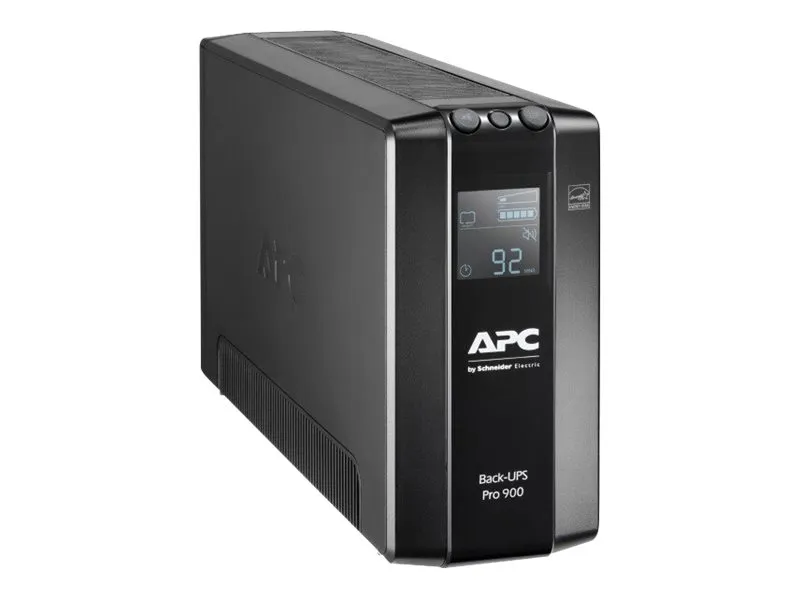 APC Back-UPS Pro BR900MI - UPS - AC 230 V - 540 Watt - 900 VA - USB - output-stikforbindelser: 6 - sort