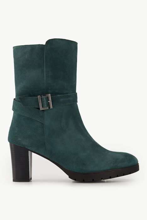 Leder-Stiefeletten, Schnalle, Wechselfußbett, Weite H