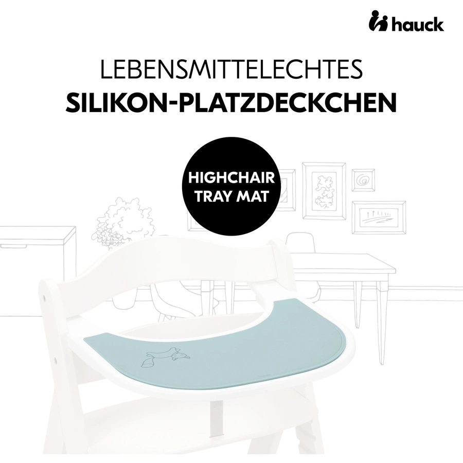 hauck Highchair Tray Mat Mint Fox