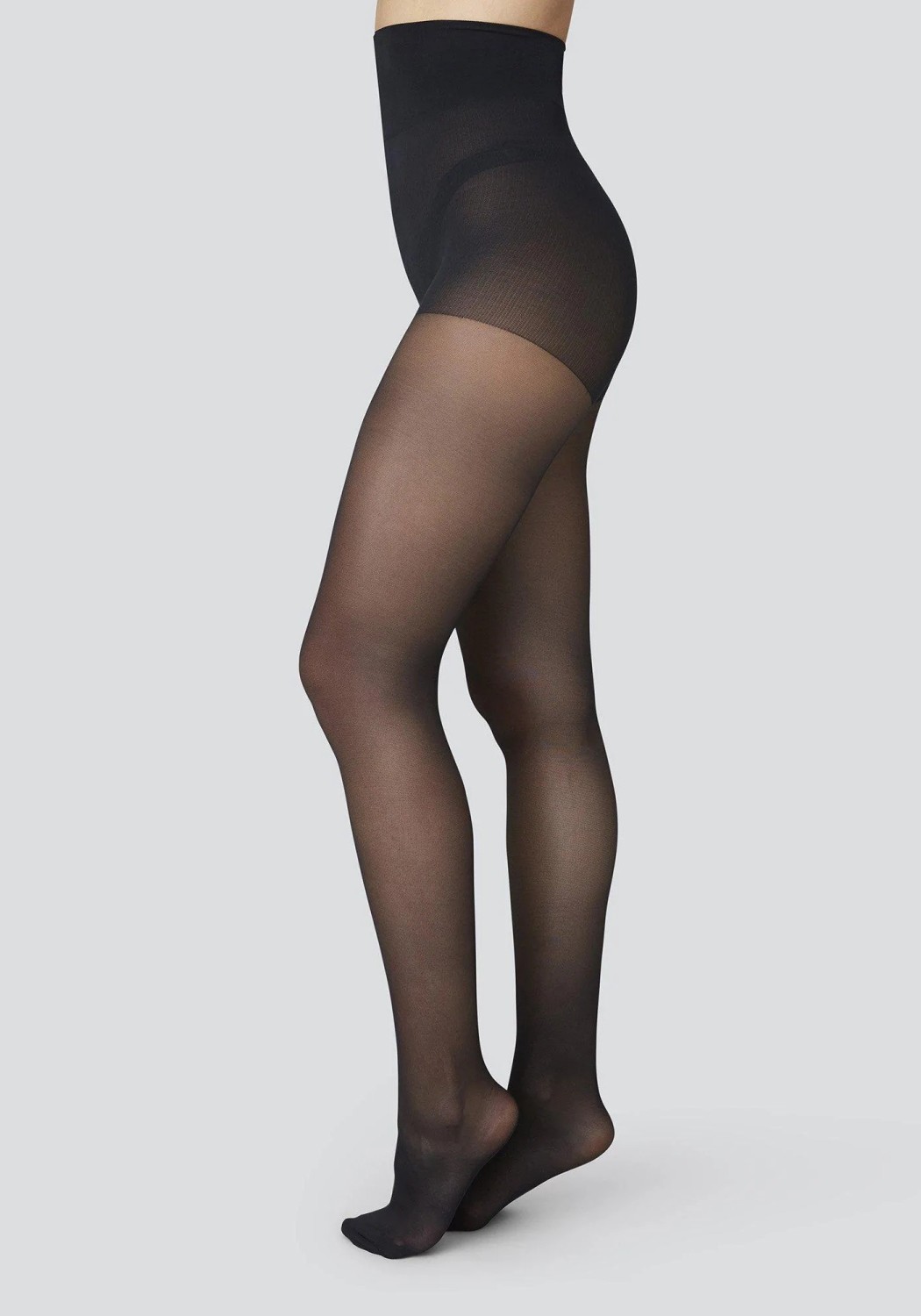 Swedish Stockings Strümpfe Irma Support Tights Black