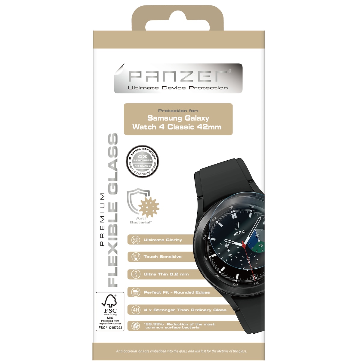 Panzer Samsung Galaxy Watch4 Classic 42 mm skjermbeskytter