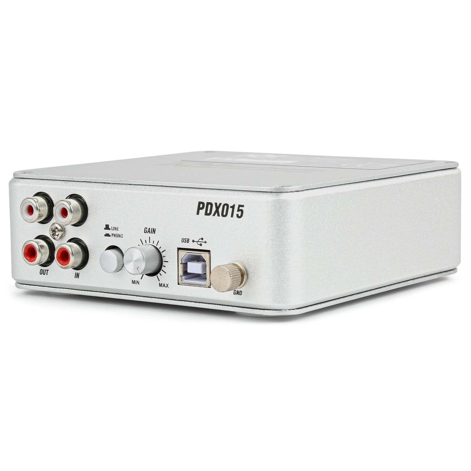 Power Dynamics PDX015 phono/line voorversterker met USB