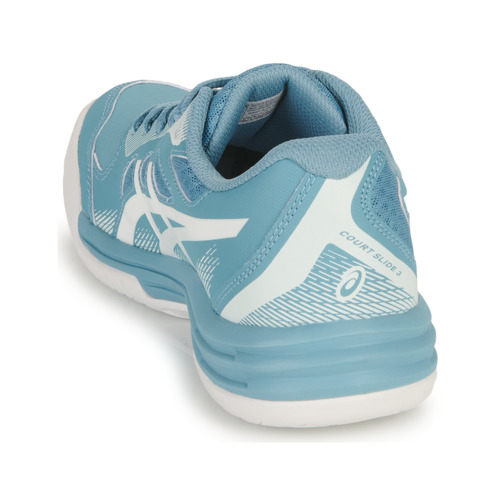 Asics - COURT SLIDE 3 - Bleu / Gris / Blanc