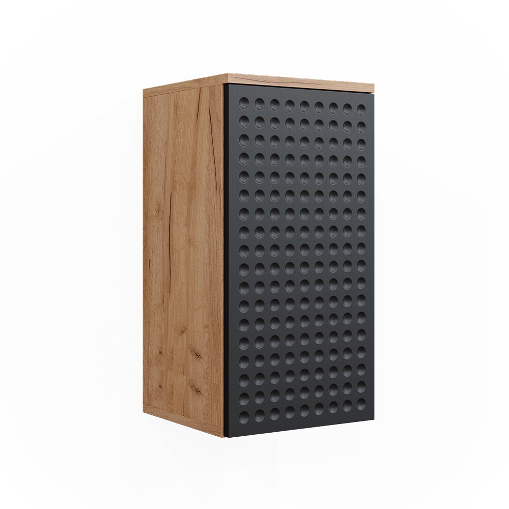 Vicco Hängeschrank Irma Eiche Anthrazit 30 x 59 cm 2 Fächer Badezimmer