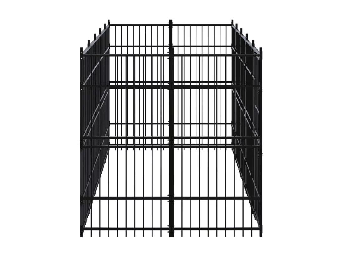 Chenil cage enclos pac noire 480 x 192 x 200 cm 02_0041888