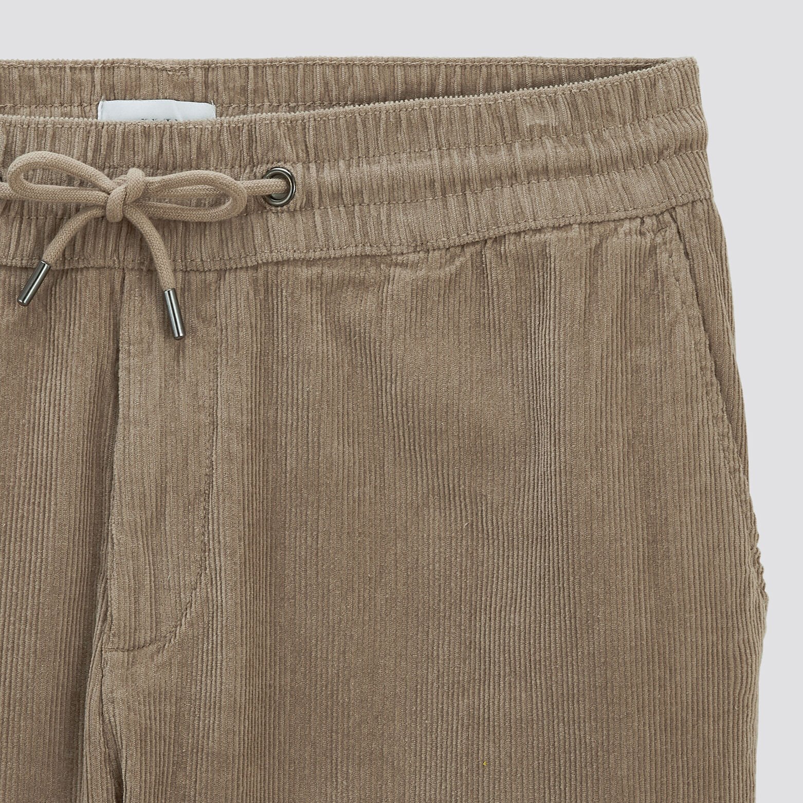 Pantalon jogging en velours Beige
