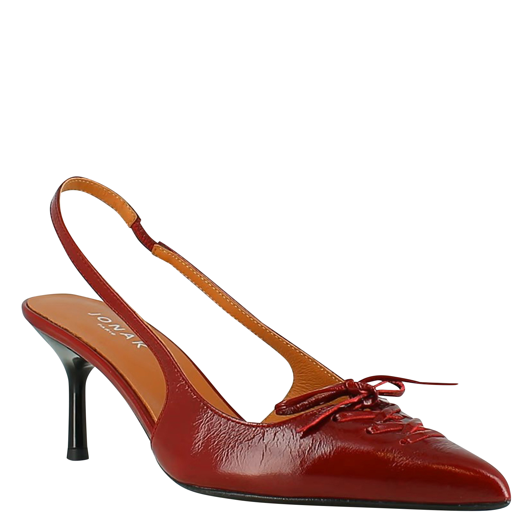 DOLENE - Escarpins en cuir | Rouge