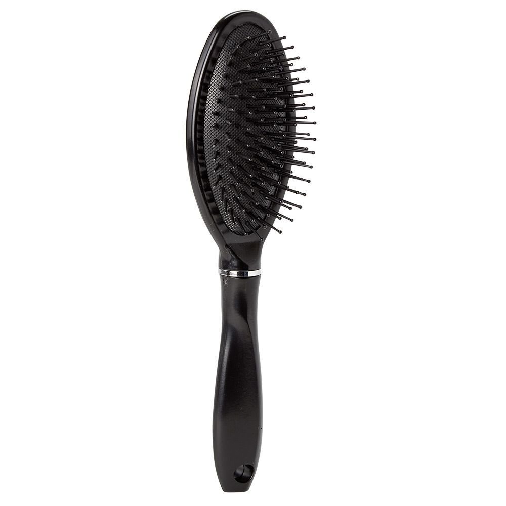Brosse pneumatique ovale picots perlés pvc noir