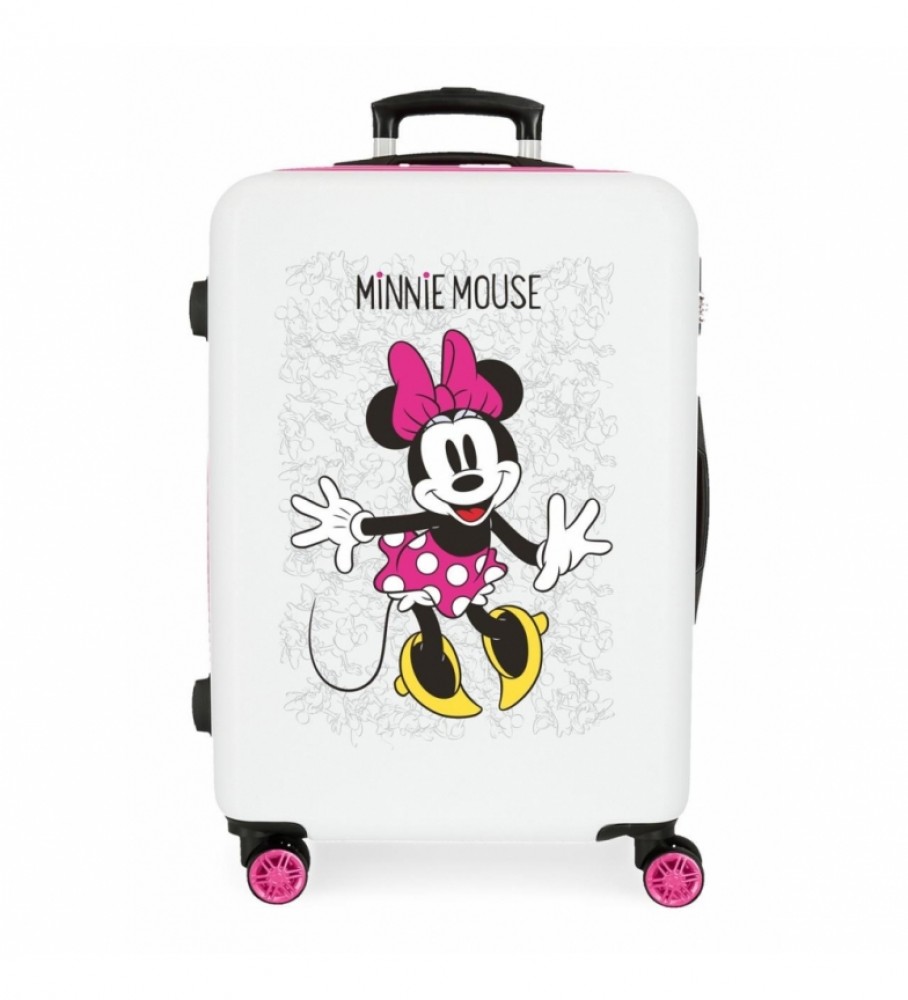 Mala Joumma Média Enjoy the Day branca -68x48x26cm-