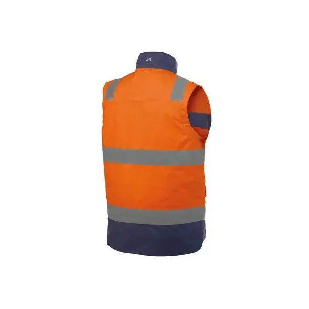 DASSY ® BILBAO (350100) KROPSVARMER MED HØJ SYNLIGHED orange og blå