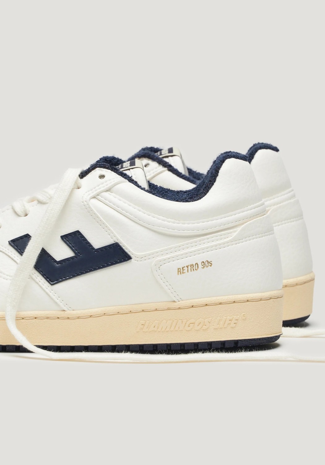 Flamingos Life Sneaker Retro 90's White Vanilla Navy