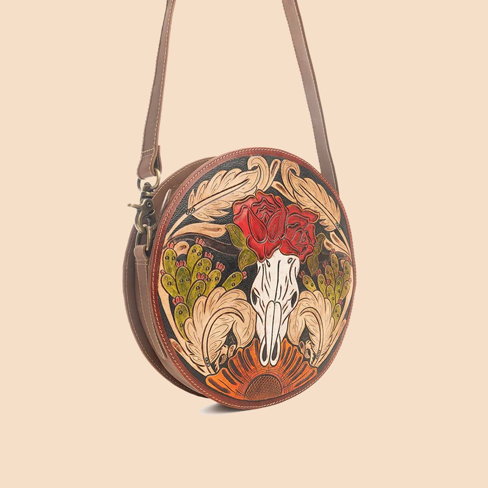 Myra Bag Round Bag Winds of the Rose