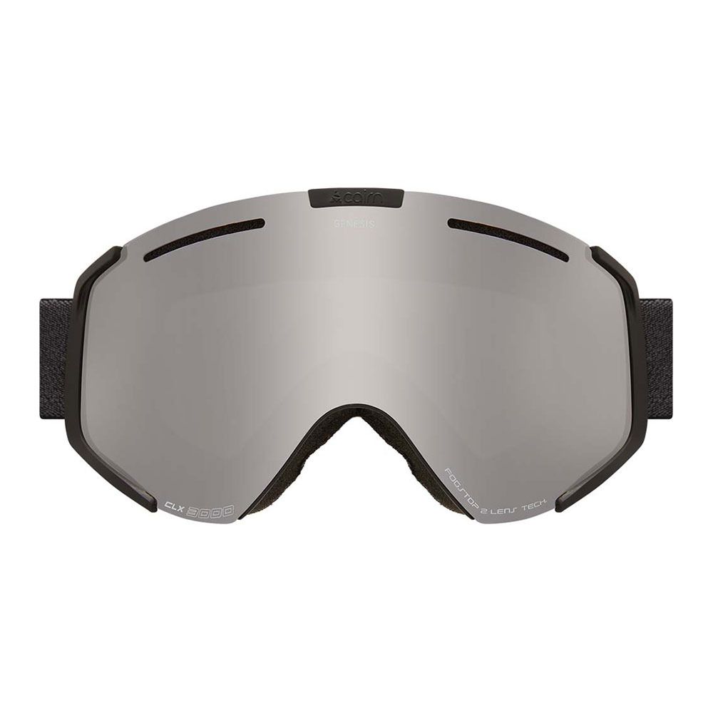 Cairn GENESIS - Masque ski Homme mat black silver/silver