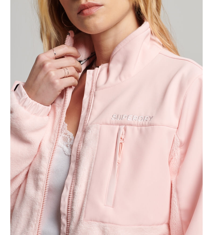 Casaco Superdry Code Hybrid Trekker rosa