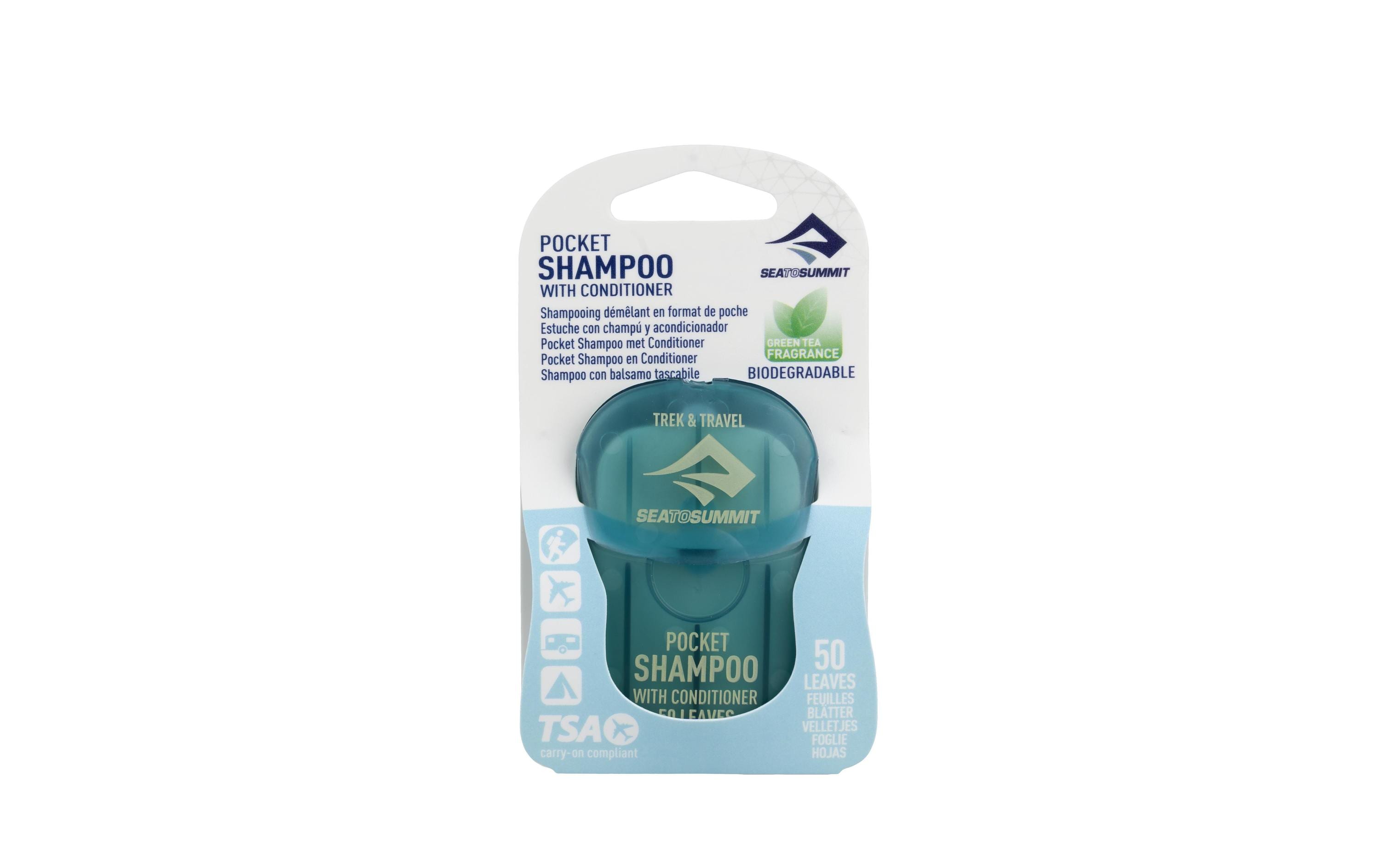 Shampoo-Blättchen Trek & Travel PocketTrockenseife für die Haare