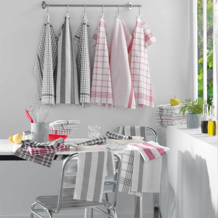 SERVIETTES TABLE 3 45X45CM COTON TISSE TRADITIO ANTHRACITE