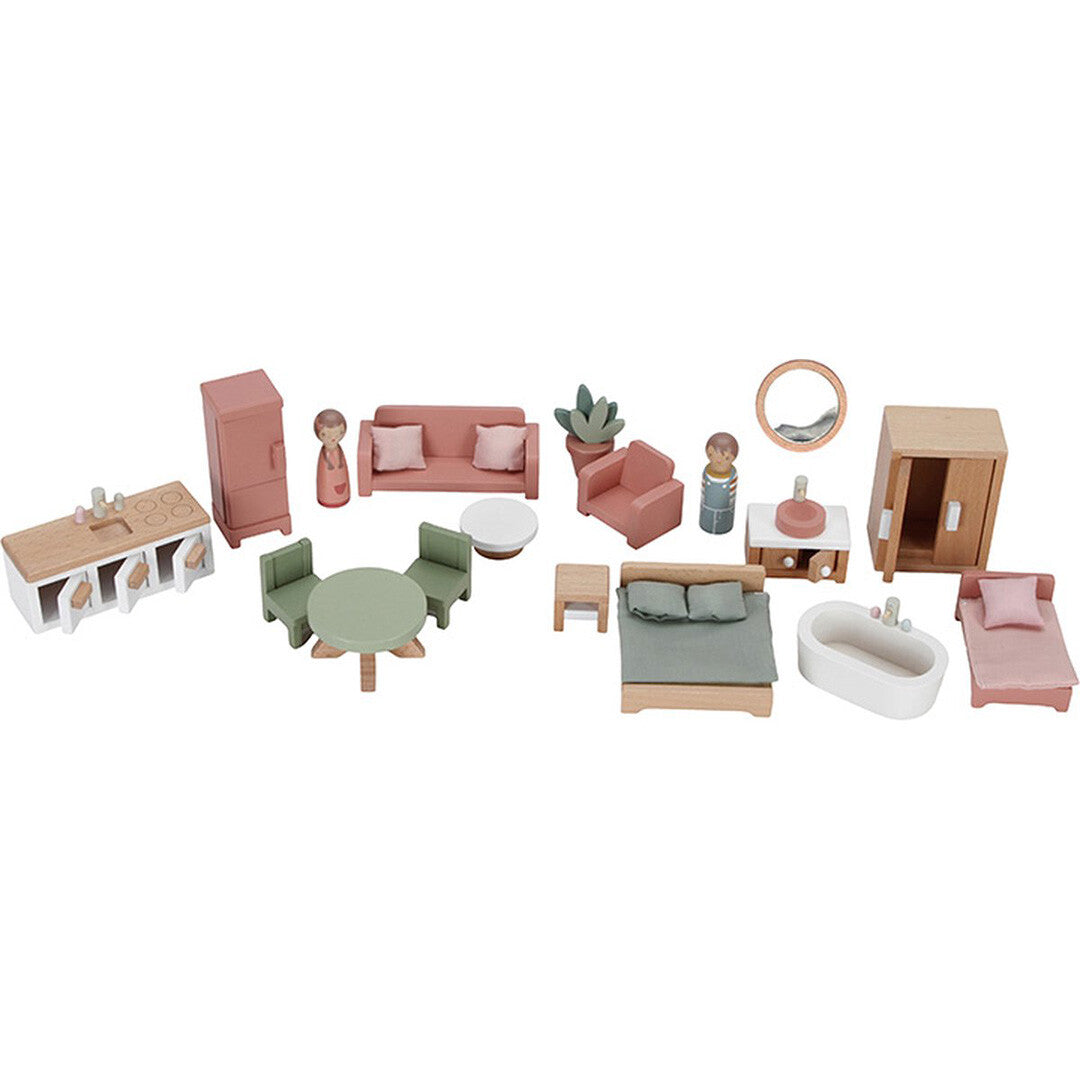 Little dutch poppenhuis gemeubileerd - medium
