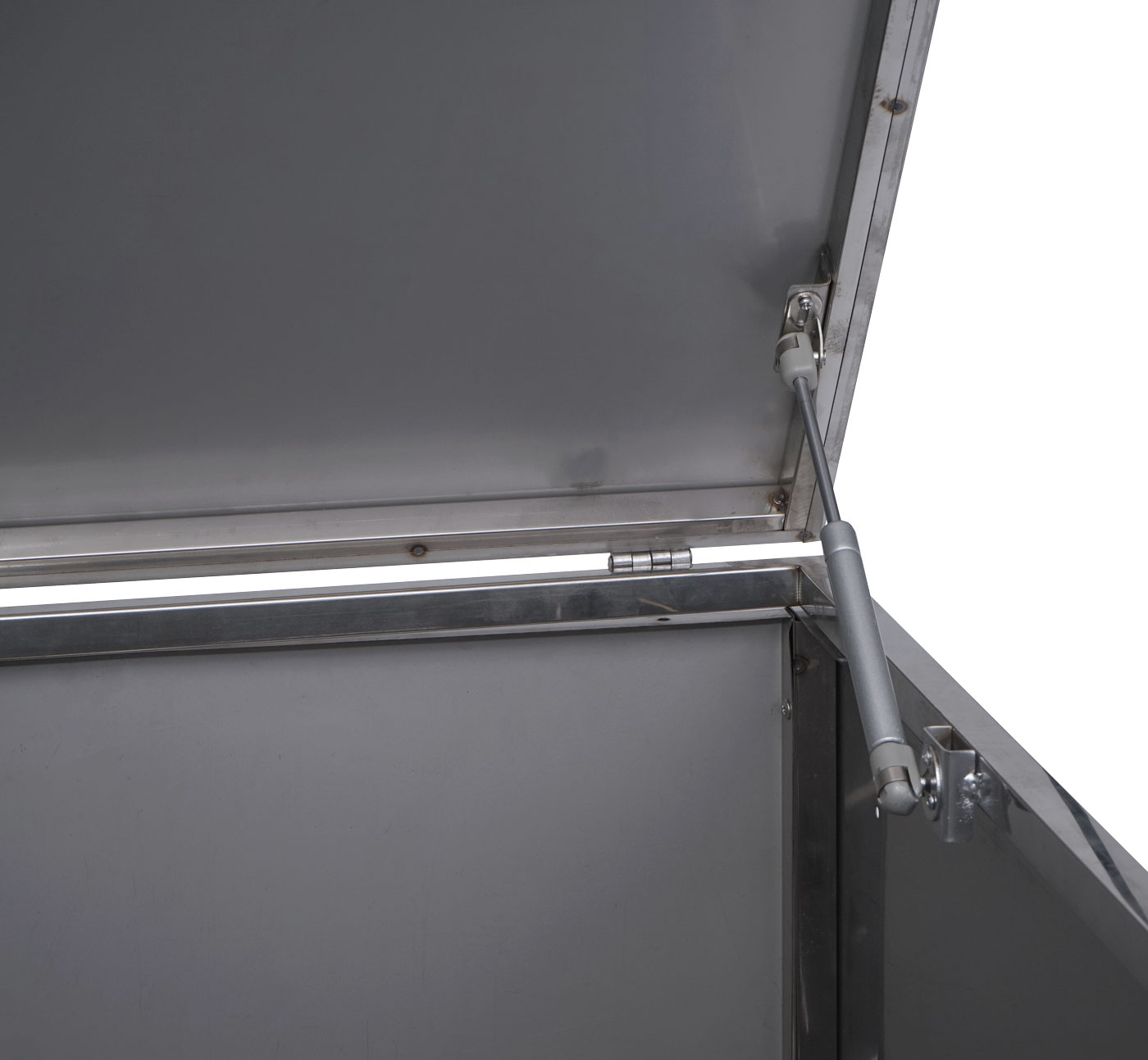 XL 1er-/2er-Mülltonnenverkleidung MCW-E83, Mülltonnenbox, erweiterbar 116x71x98cm ~ Edelstahl 35kg