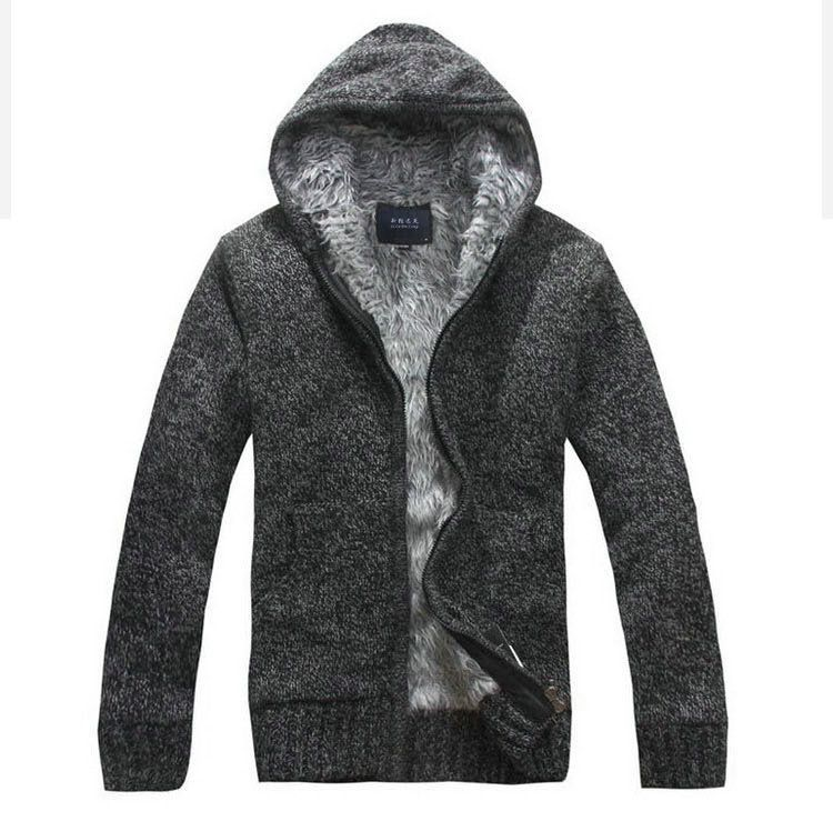 Aozora - Fleecegevoerde hoodie met capuchon en rits
