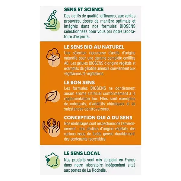 Biosens Organic Sexual Potency - 40 Cápsulas Vegetais