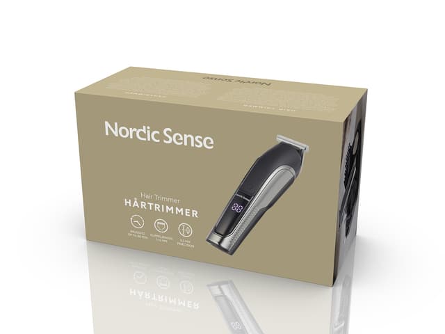Nordic Sense Hårtrimmersæt Sort/Sølv
