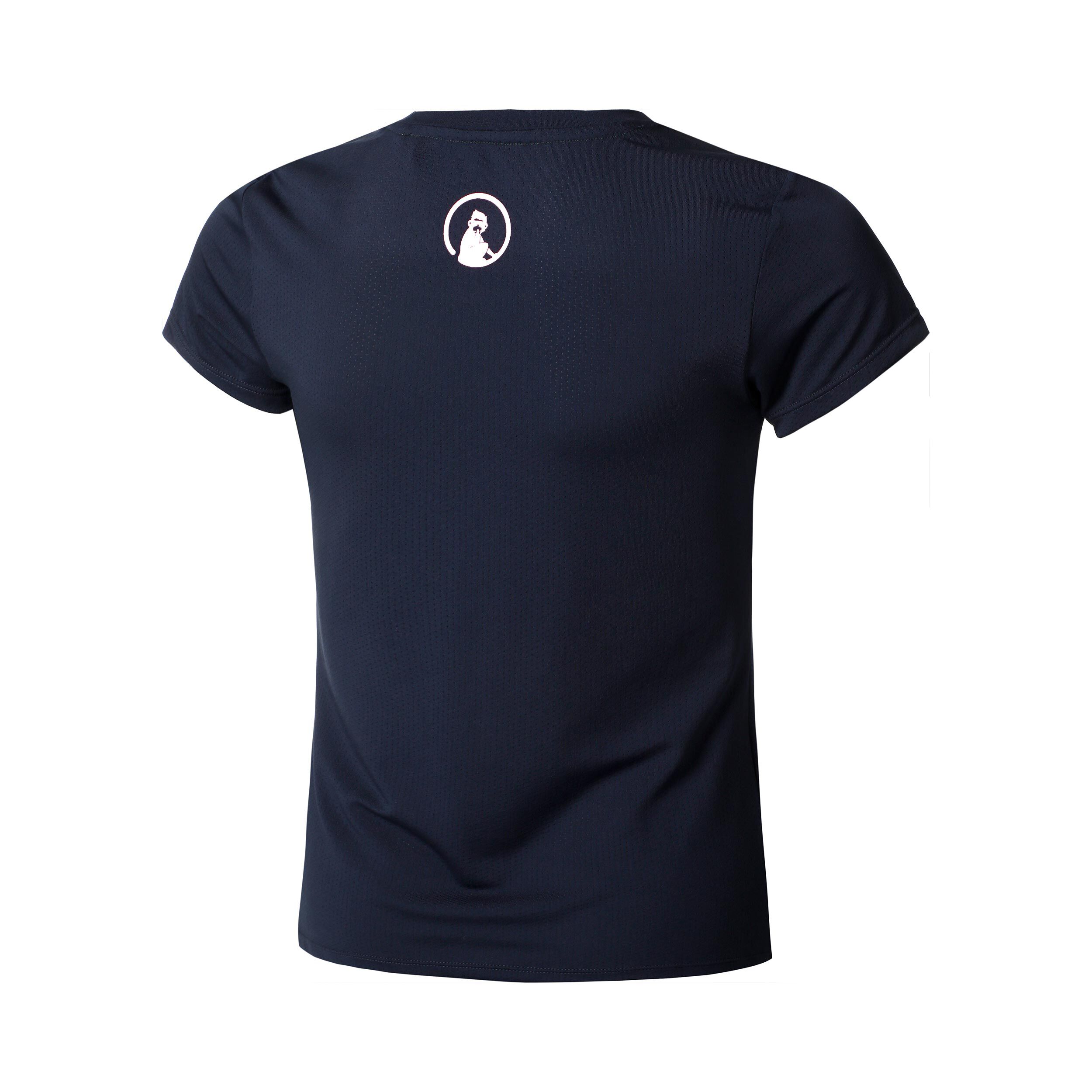 Quiet Please Retriever T-shirt Filles - Bleu Foncé