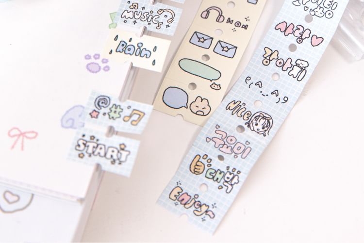 Stajnia - Cartoon Masking Tape (Diverse ontwerpen)