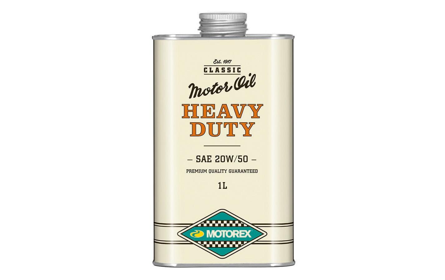 Motorenöl 4-Takt HEAVY DUTY 20W/50, 1 l4-Takt-Motorenöl für klassische Fahrzeuge, 1 Liter