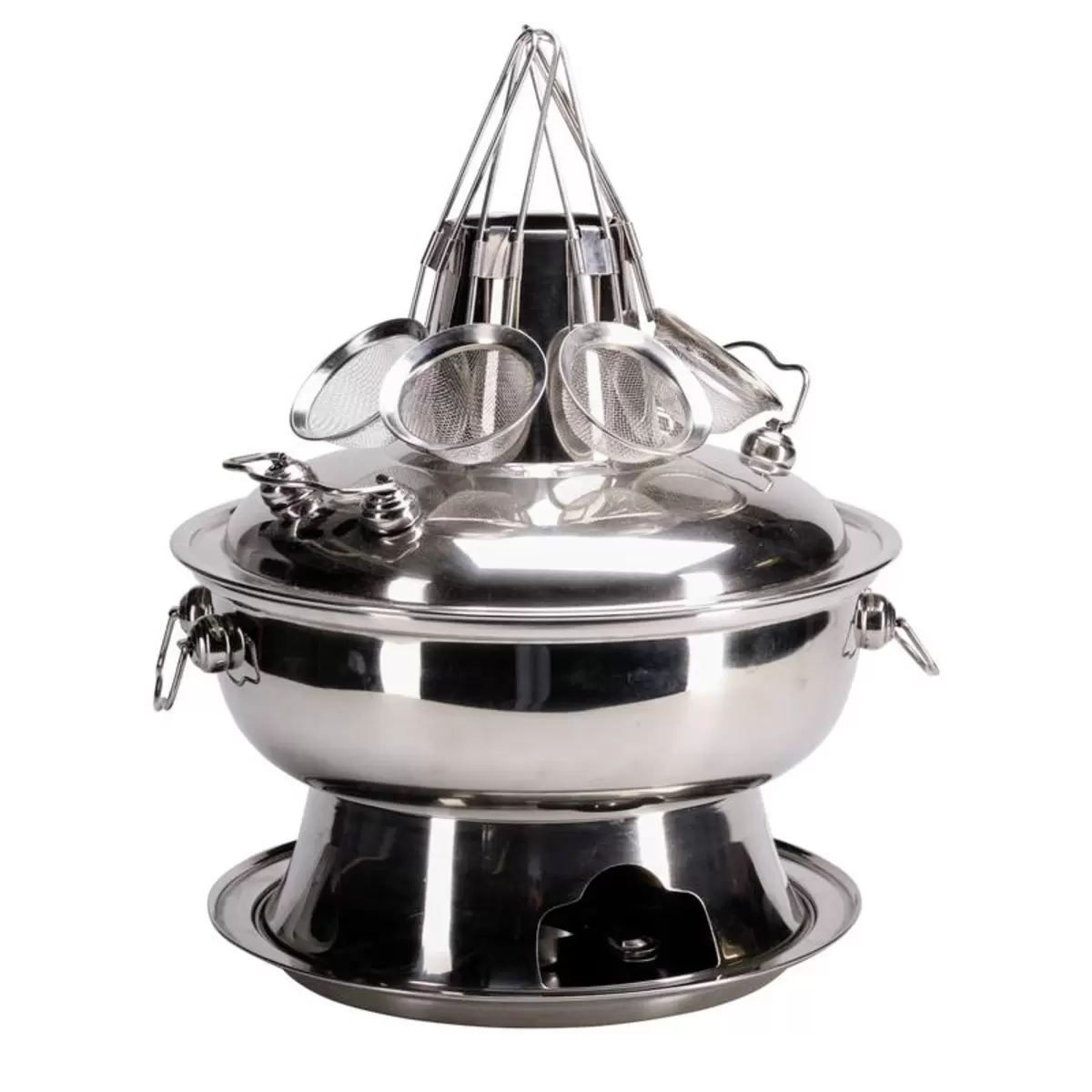 Mongolen-Set Asia Gourmet Schwarz