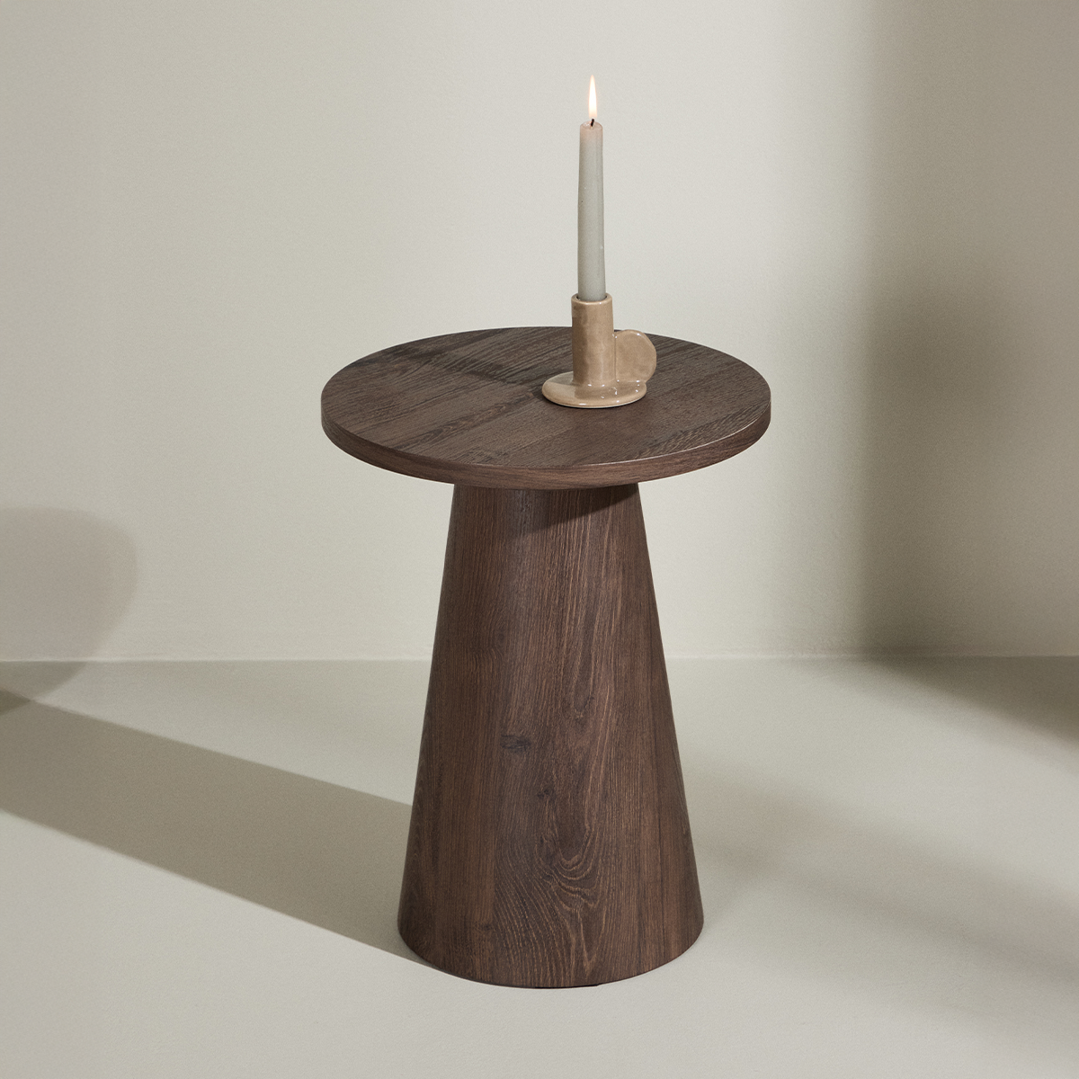 Houten bijzettafel Lexi Donkerbruin
