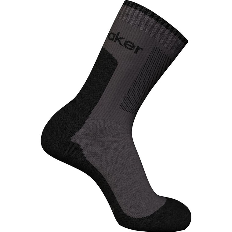 Icebreaker W Mer Hike+ Medium Crew Obsidian/Black
