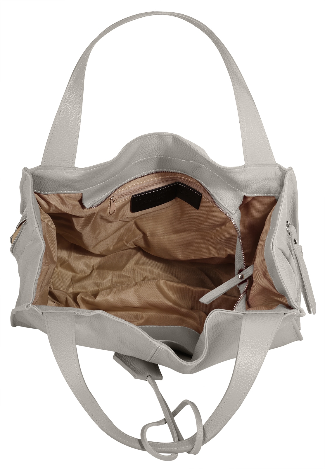 Cluty Shopper echt Leder, Made in Italy
