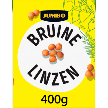 Jumbo Bruine Linzen 400 g