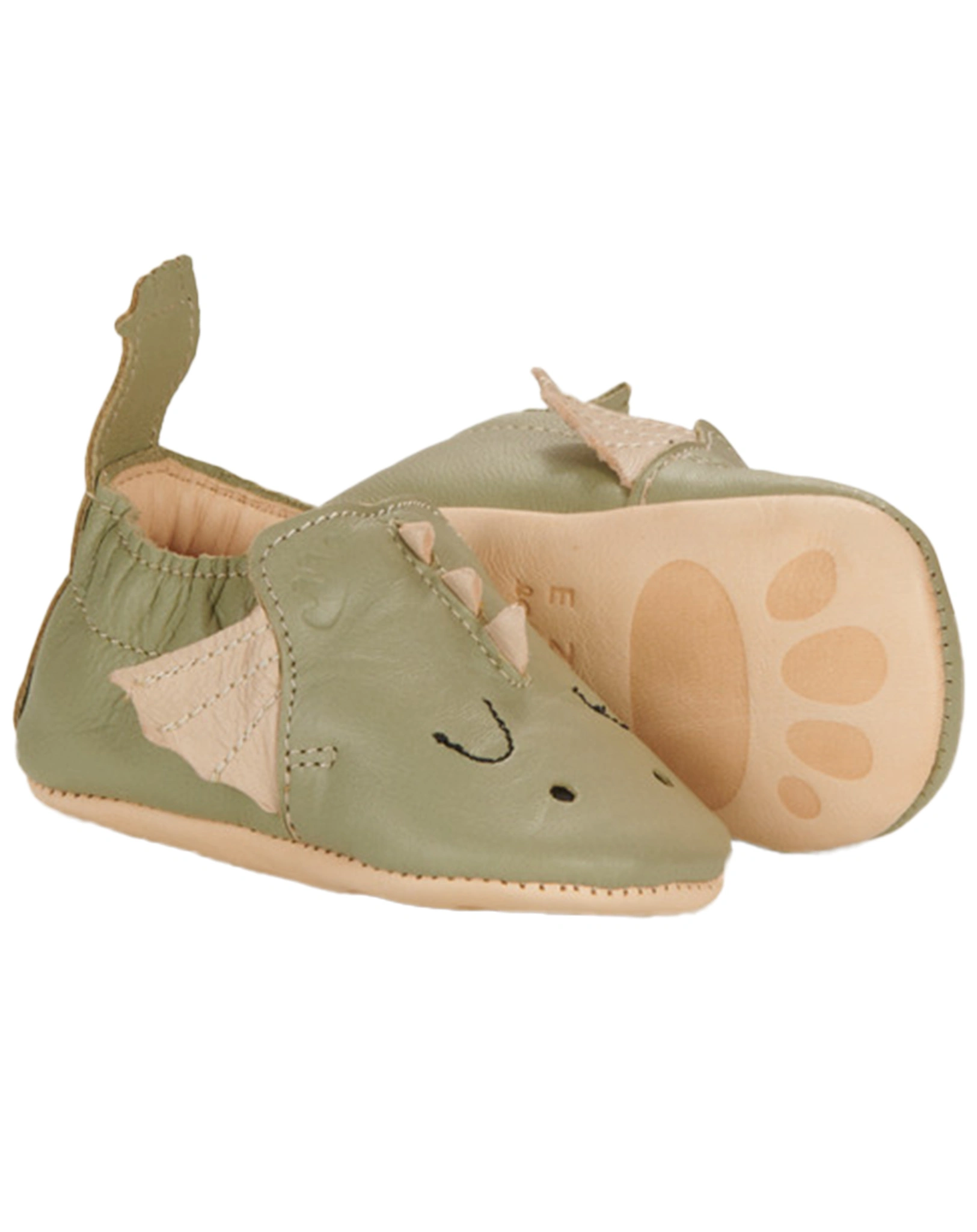 Krabbelschuhe MY BLUMOO DRAGON in vert