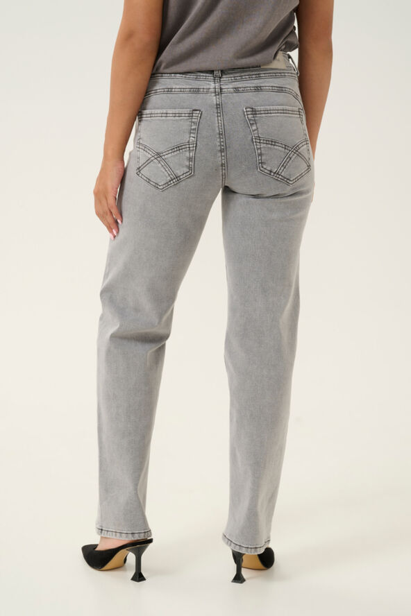 Cream CRLone Straight Leg Jeans - Coco Fi Michigan medium grey denim