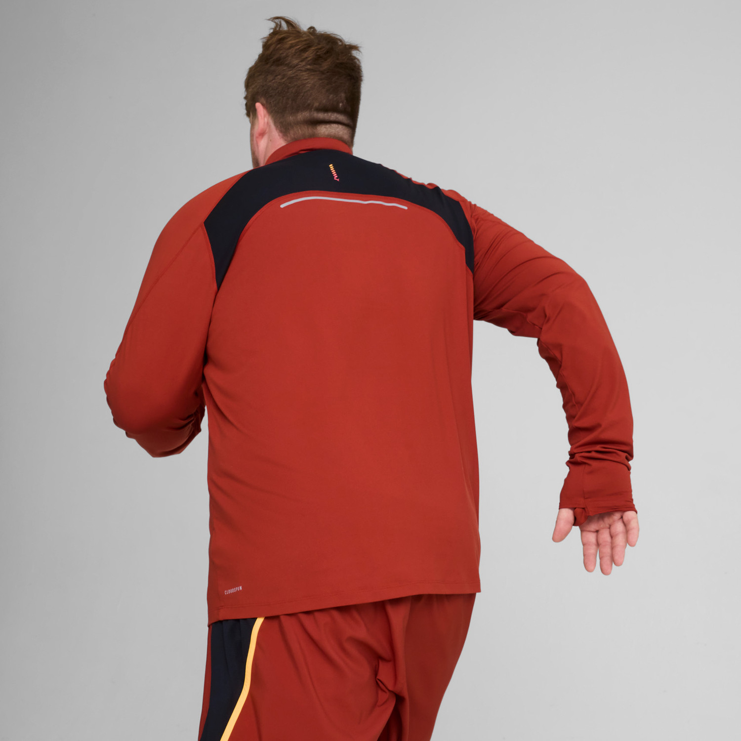 PUMA Run Cloudspun 1/4 Zip Longsleeve Heren