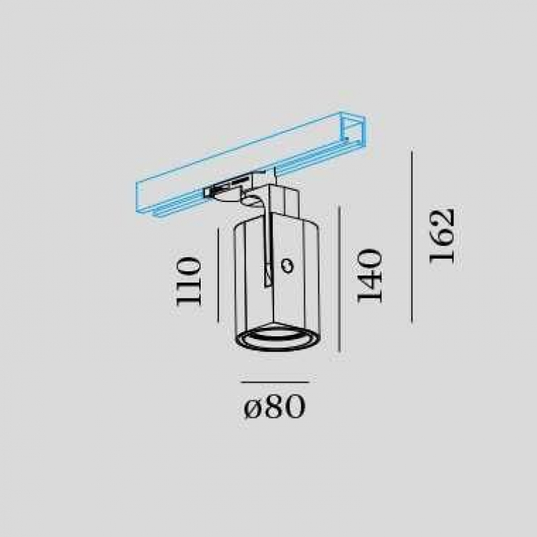 Wever Ducré Sqube railspot 3.0 wit LED 20W 2700K