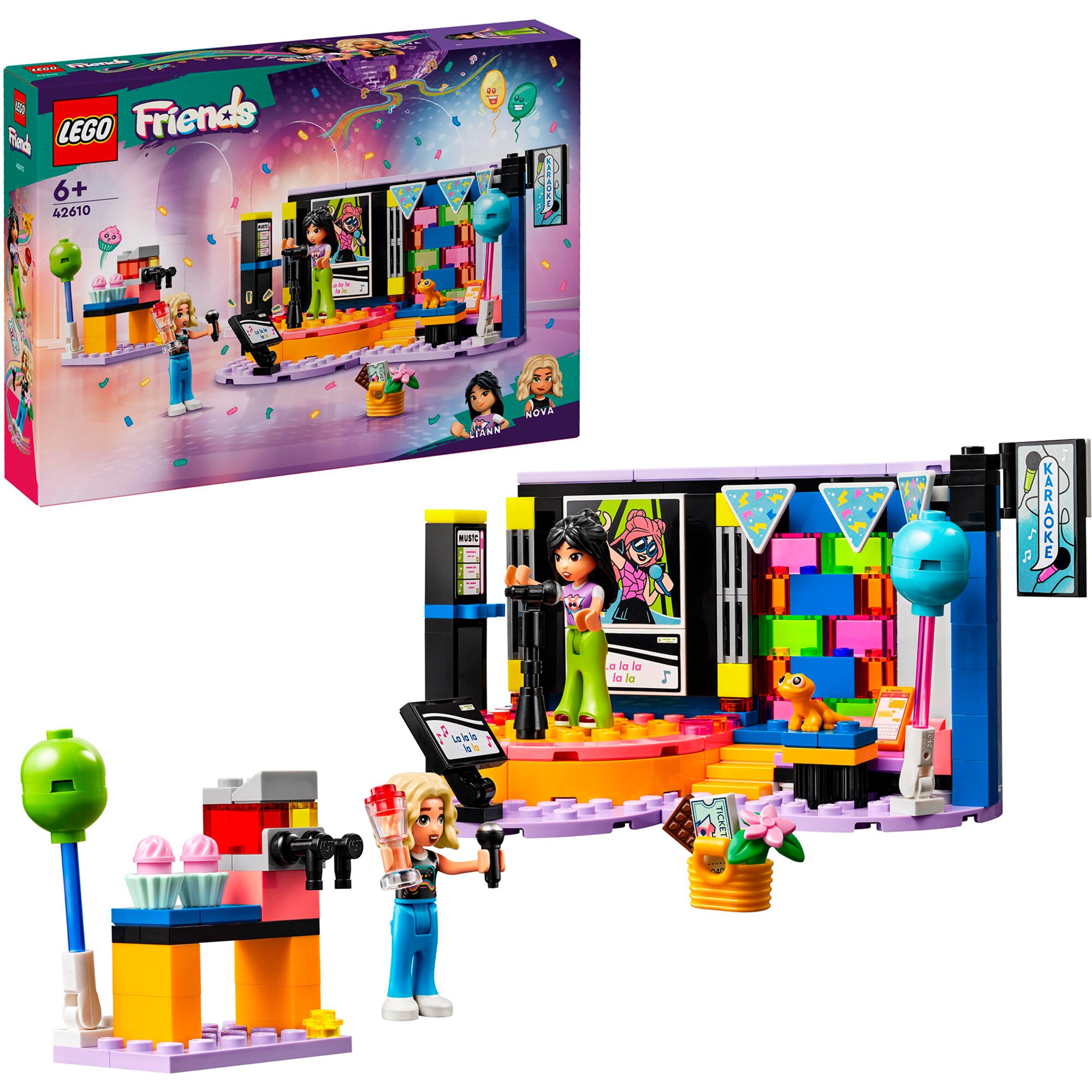 LEGO Konstruktionsspielzeug Friends Karaoke-Party