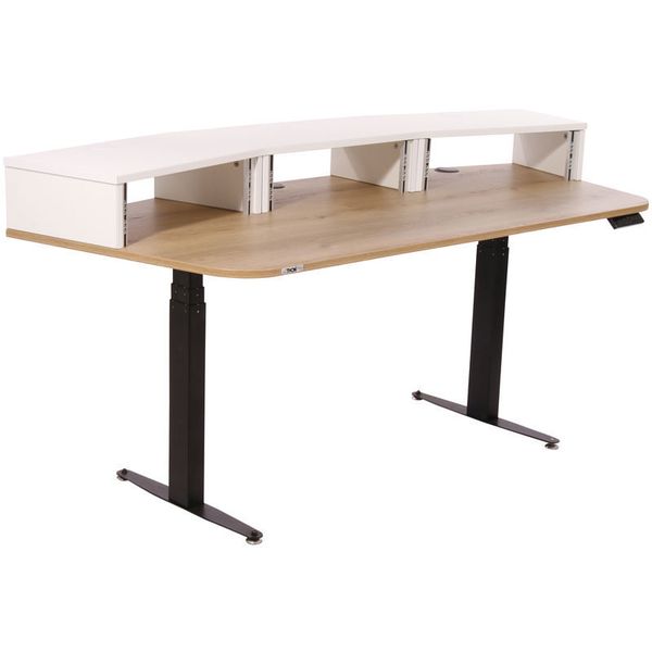 Thon Studio Ext. Desk 3U WH curved