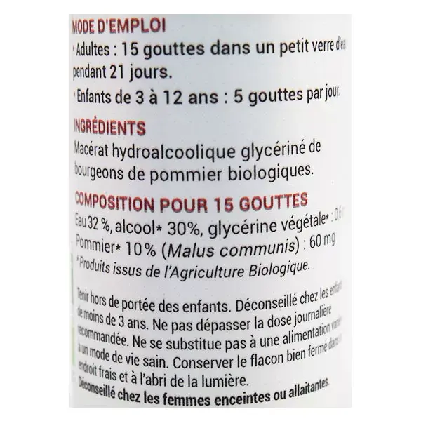 Oemine Macerado de Glicerina de Maçã Orgânica 30ml